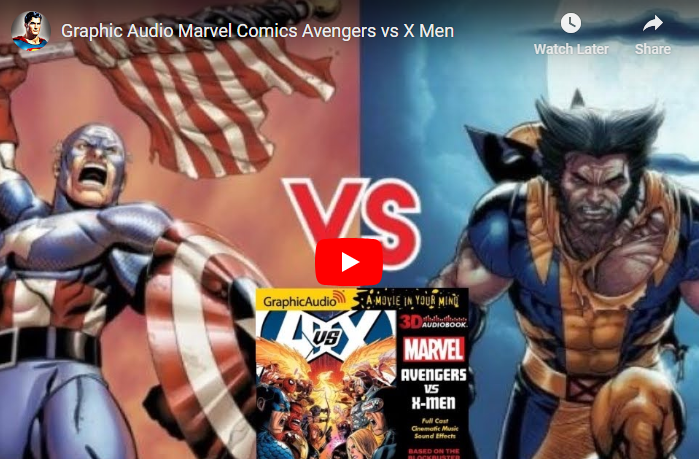 This is Featured Thumbnail image of Graphic Audio Marvel Comics Avengers vs X Men – YouTube