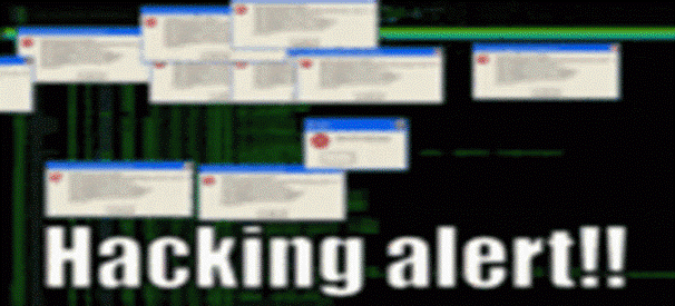 Hacking alerts graphics