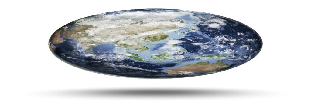 3D globe with cloud cover