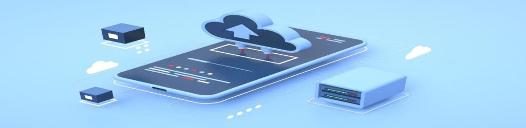 3D smartphone graphic